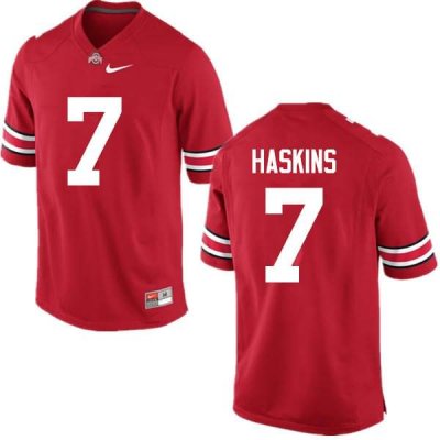 NCAA Ohio State Buckeyes Men's #7 Dwayne Haskins Red Nike Football College Jersey UUU3045DH